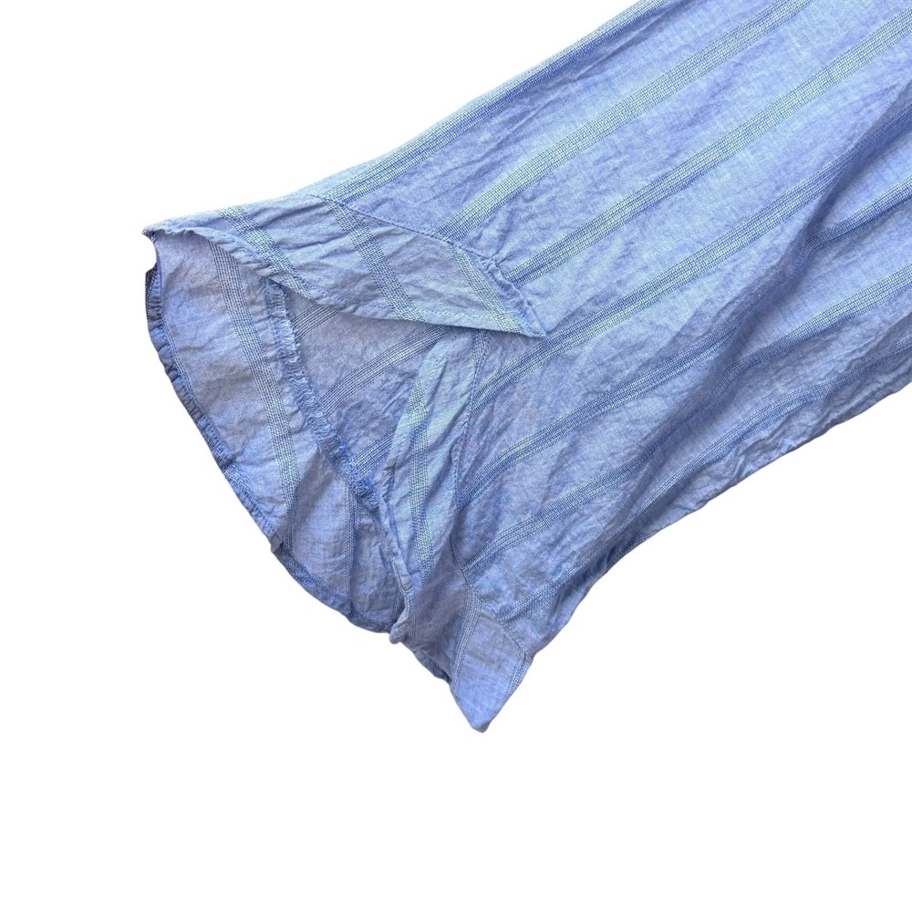 Matilda Jane Dream Chasers Pretty Thing Blue Chambray Blouse Cottagecore Size M - Picture 3 of 8